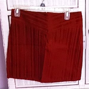 Forever 21 Rusty Red Mini Skirt Sz M
